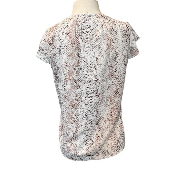 CALVIN KLEIN short sleeve blouse Size Small EUC - Picture 3 of 6